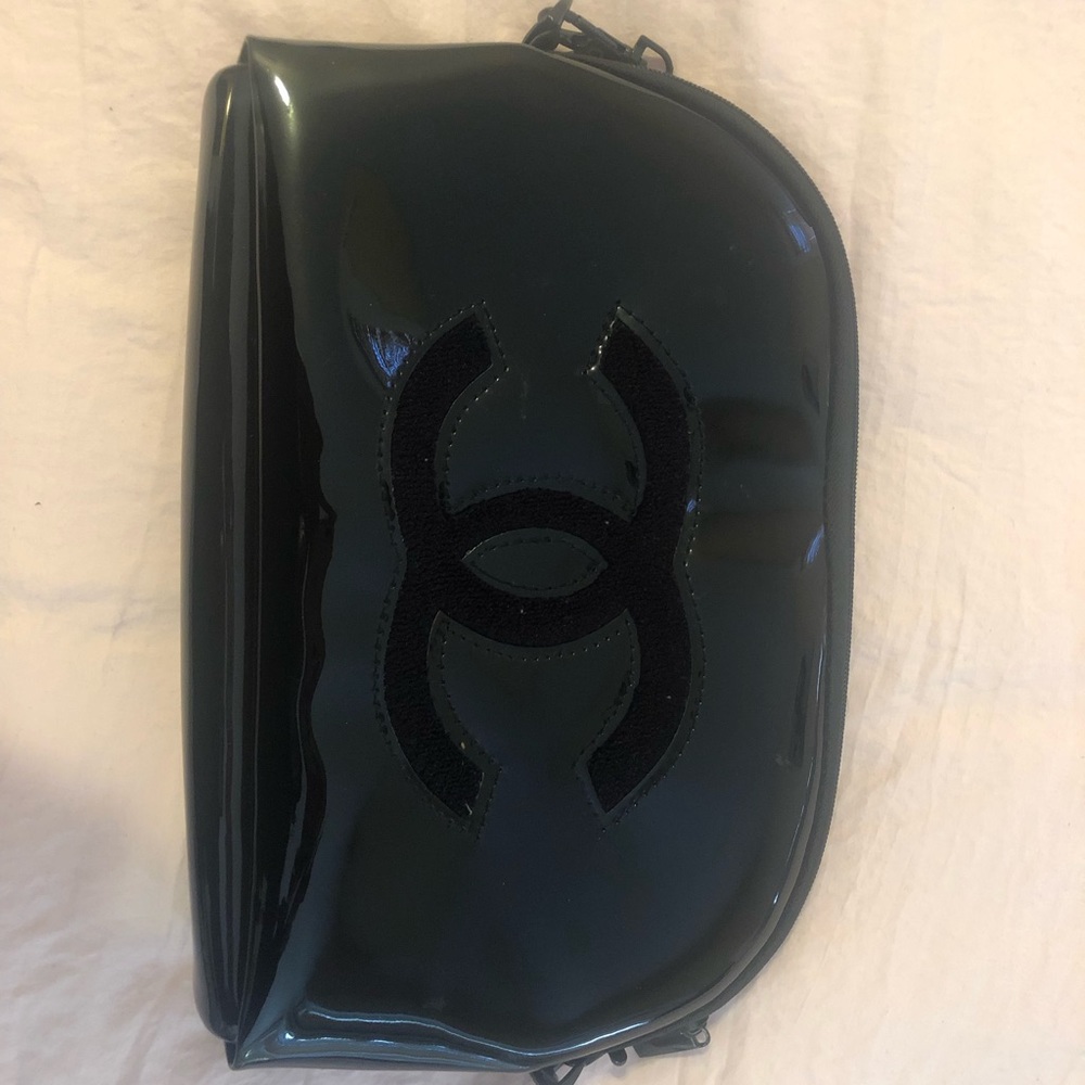 Chanel Makeup Bag with Shoulder Chain